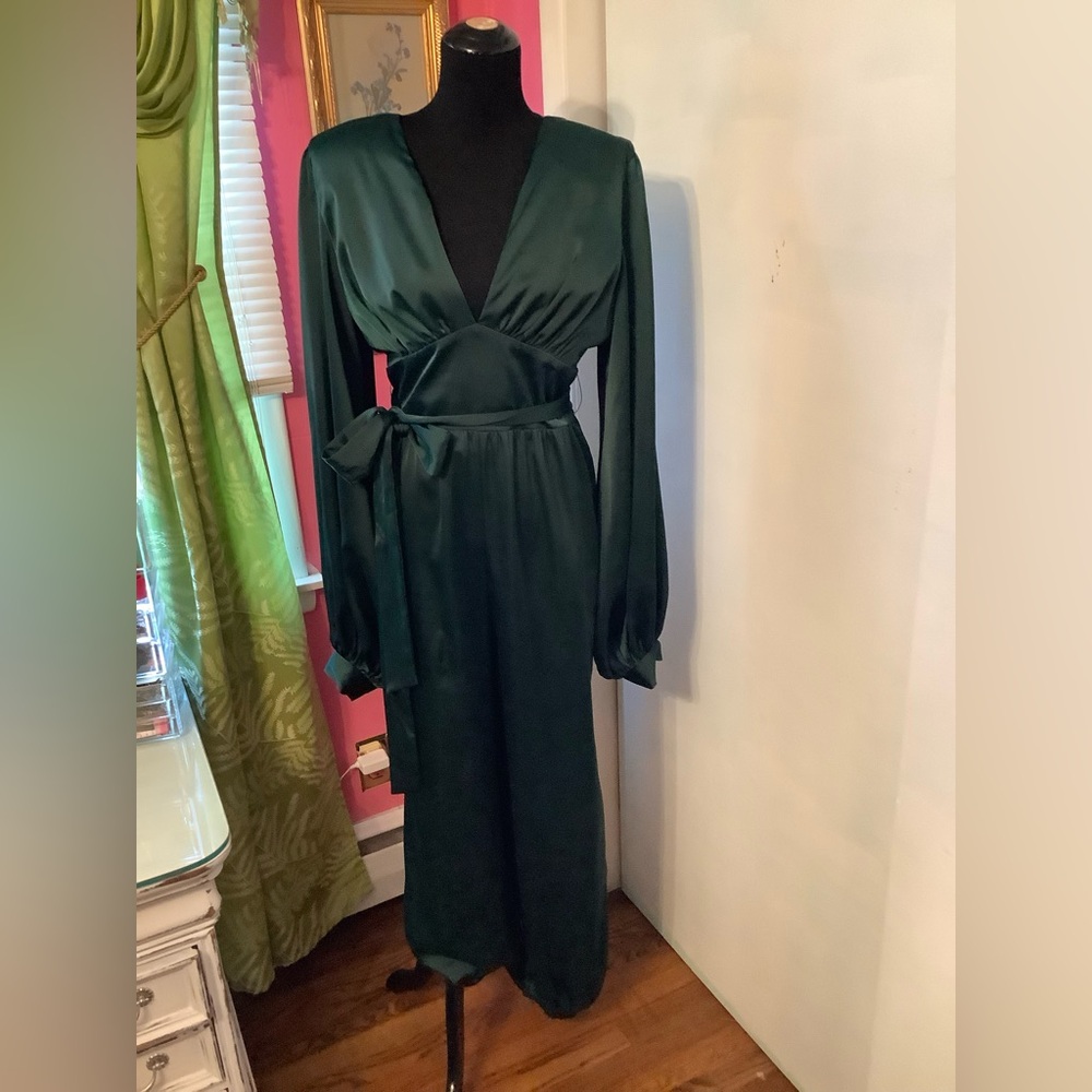 Vintage Vandalizm Green Margaux jumpsuit